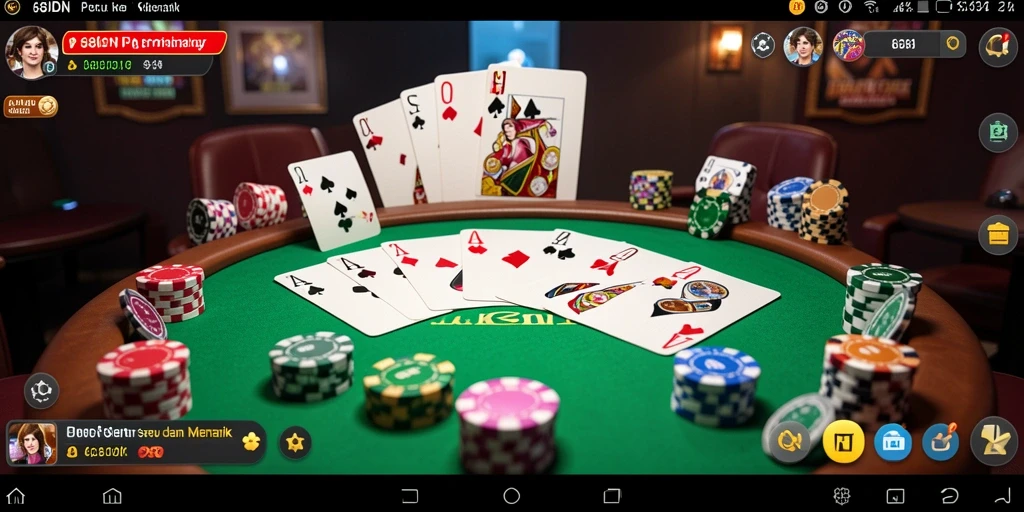 Gameplay seru dan interaktif dari 68IDN Poker.