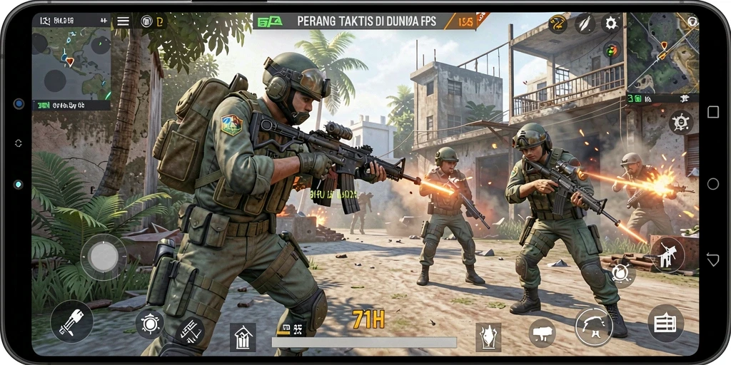 Tampilan gameplay terbaik dari 71H yang penuh aksi.