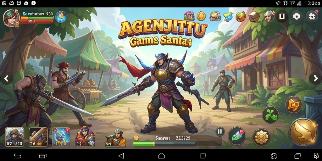 Tangkapan layar AGENJITU menampilkan gameplay yang menawan dan seru.