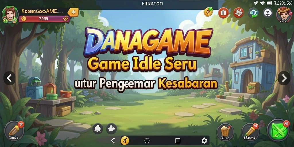 Screenshot gameplay DANAGAME dengan elemen Idle yang menarik.