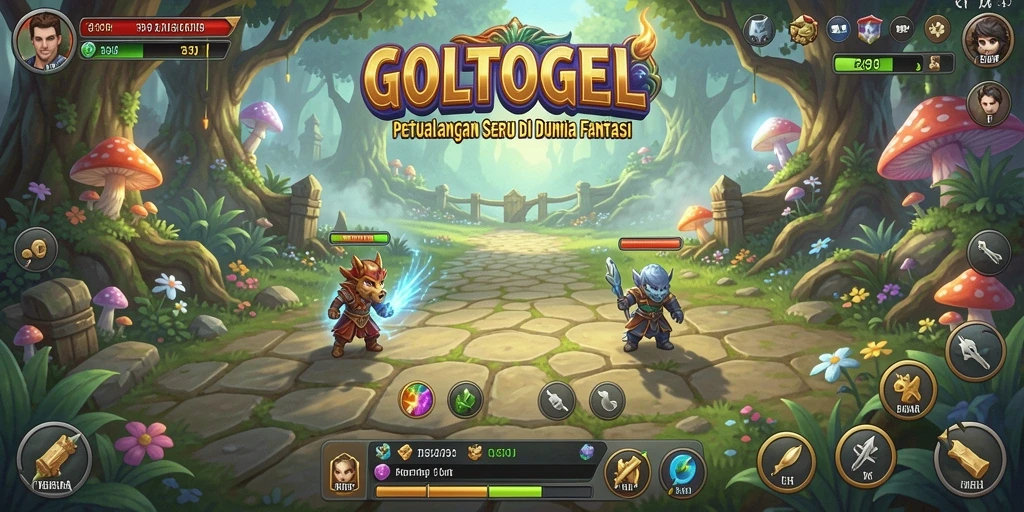 Tampilan gameplay GOLTOGEL yang penuh petualangan dan tantangan.