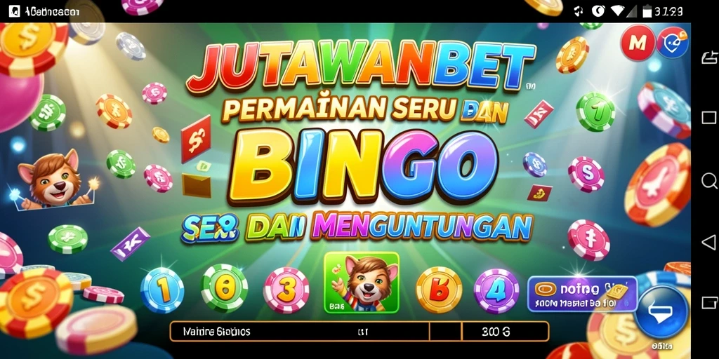 Screenshot gameplay JUTAWANBET yang menampilkan keseruan bingo.