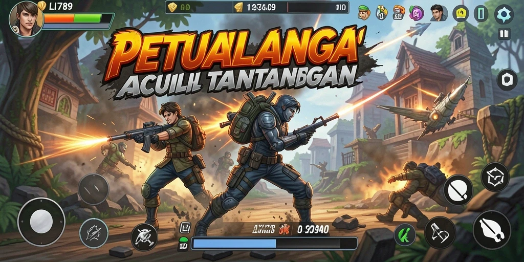 Tampilan gameplay LI789 yang menegangkan dan mendebarkan.