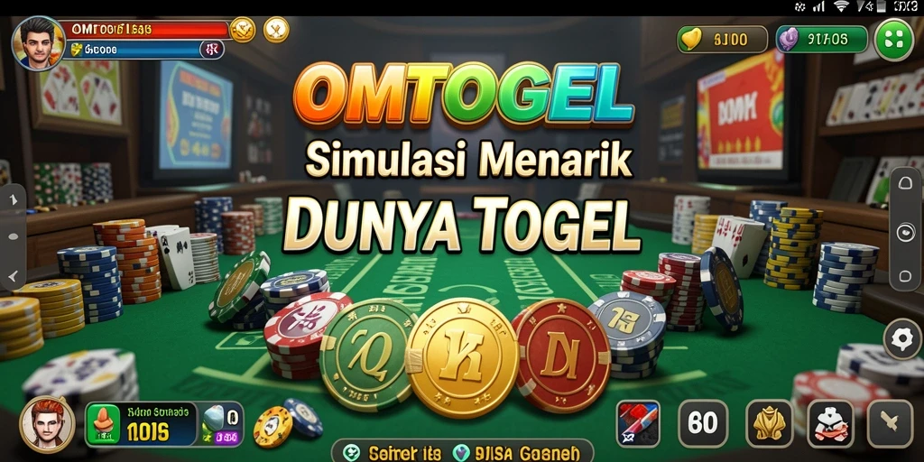 Tampilan gameplay menarik dari OMTOGEL, simulasikan permainan togel dengan seru.