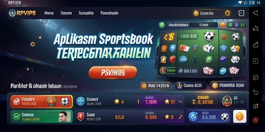 Tampilan menarik dari gameplay taruhan olahraga di RPVIP8.