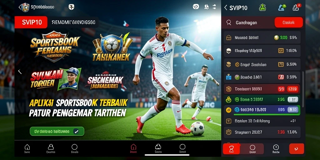 Tampilan menarik dari gameplay Sportsbook di SVIP10.