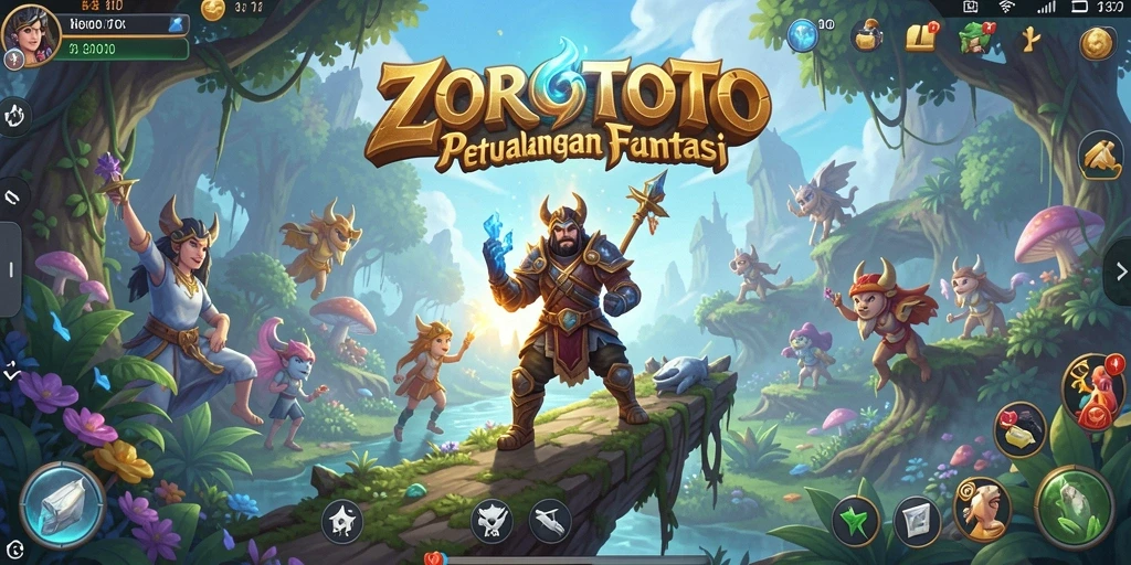 Tampilan gameplay ZOROTOTO dengan aksi petualangan seru.