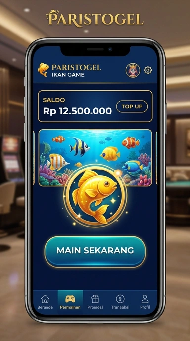 Tampilan antarmuka user-friendly paristogel saat mengunduh aplikasi.